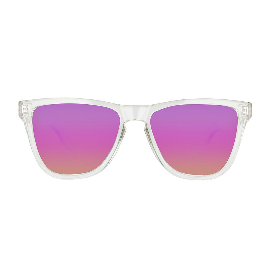 Daybreak Polarised Sunglasses - Crystal Clear/Pink | Boardworld Store